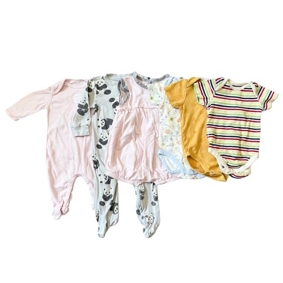 Burts Bees Baby Rabbit Bear Organic Cotton Baby Clothing Lot Girls Unisex Bundle - Picture 1 of 4